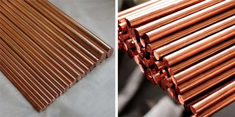 Quadrato di T1/T2/Tp1/Tp2 C10100/C10200/C10500/C10700/C11000/Rod Copper Bar di rame rotondo