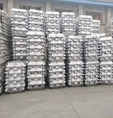 qualità  25Kg 99.7 Primary Aluminium Ingots 99.8 99.9 Pure Aluminum Ingot fabbrica