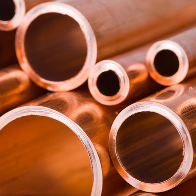 metropolitana di rame senza cuciture di 1M To 12M Metal Non Ferrous per refrigerazione del condizionatore d'aria