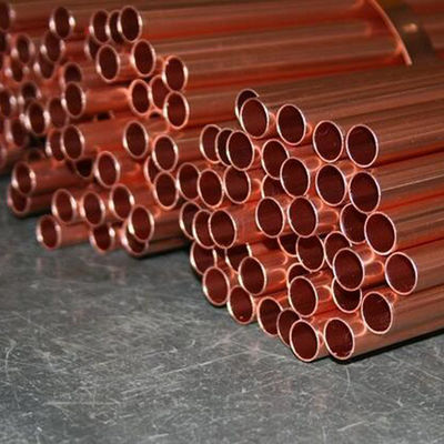 ottone della metropolitana di rame trafilata a freddo rigida del tubo C10100 di 1M e tubo senza cuciture del rame