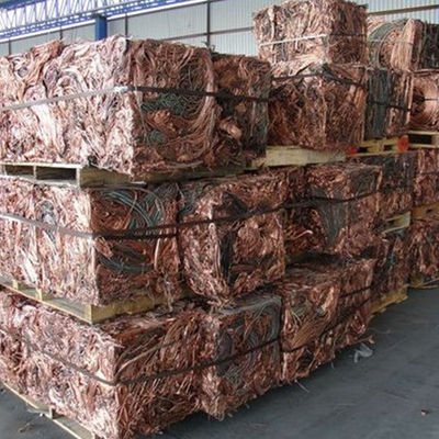 99,95 per cento della purezza 5 tonnellate rottamano il bottaio Ingot del cavo del residuo del cavo di rame