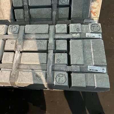 990,9% Ingot di zinco piombo di alta purezza per l'aviazione / elettronica