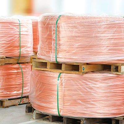 Filtro smaltato elettrolizzato riciclo rame placcato alluminio 0,13 mm 8-10% C